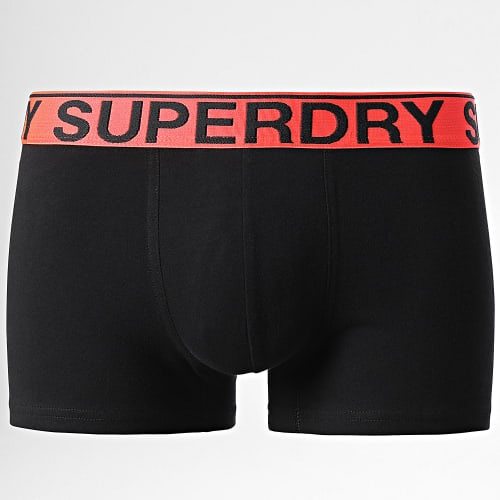 Lot De 3 Boxers M3110450A Noir Orange Gris Chiné