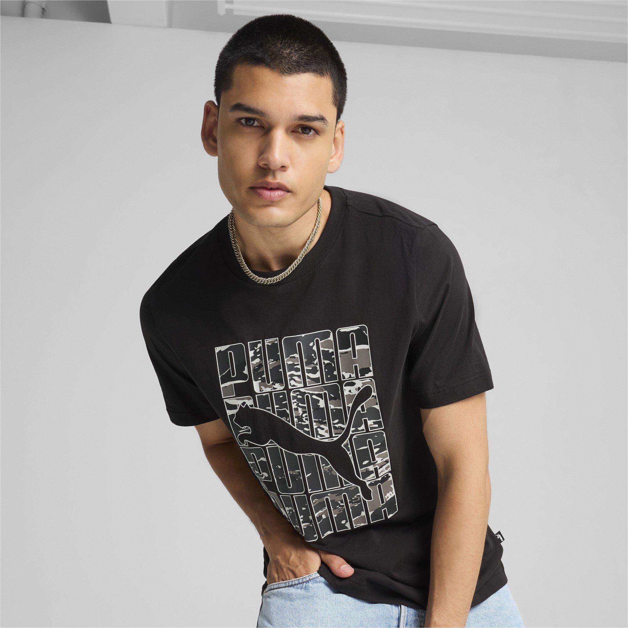 Puma Puma Graphics Camo Tee T-Shirt Mens