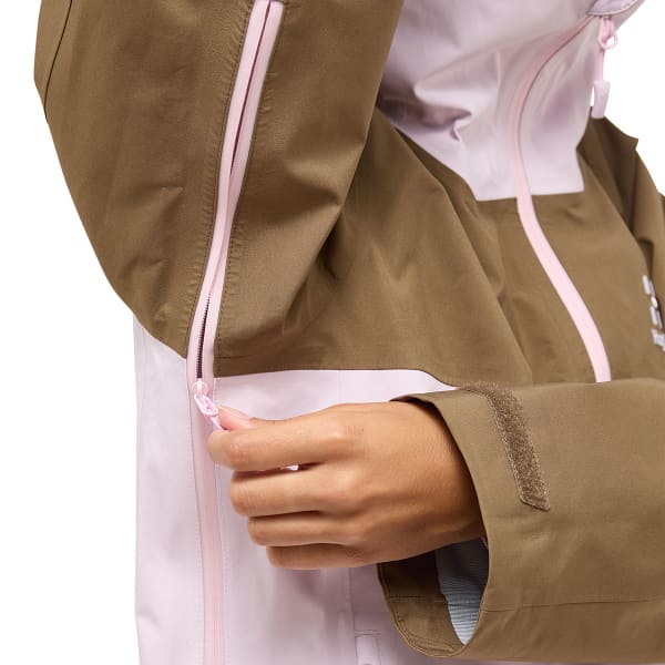 Veste randonnée HAGLÖFS HAGLOFS FRONT PROOF JACKET W FRESH PINK/TEAK BROW
