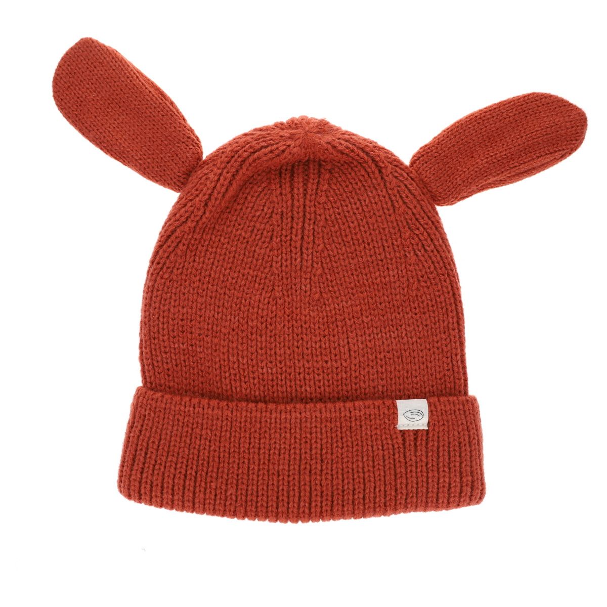 Bonnet oreilles lapin terracotta Amande