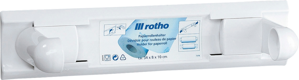 Rotho Küchenrollenhalter mit verstellbarer Halterung