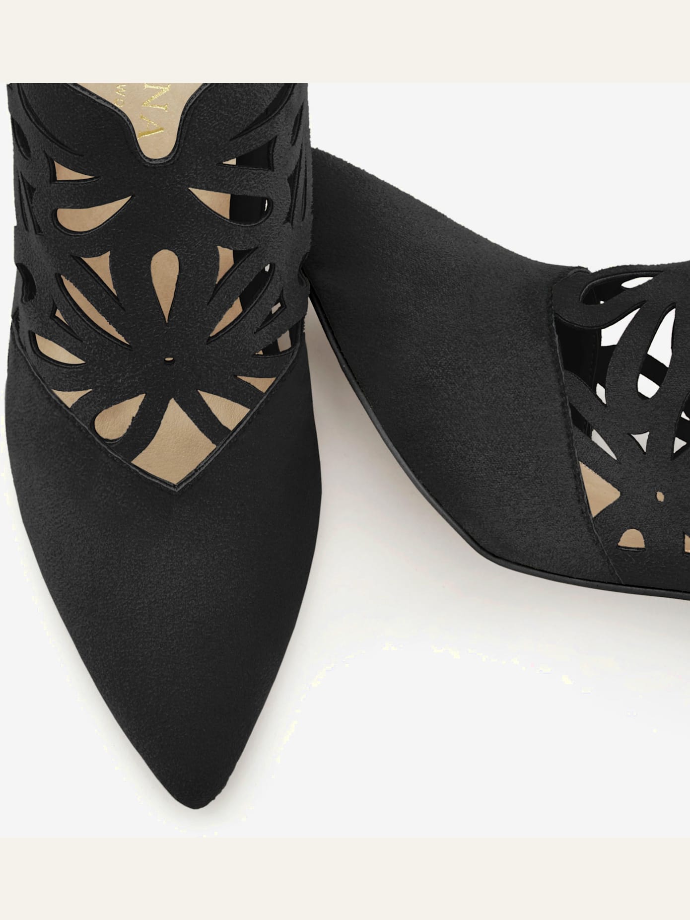 Bottines à talon haut bottines d'été avec découpes féminines
