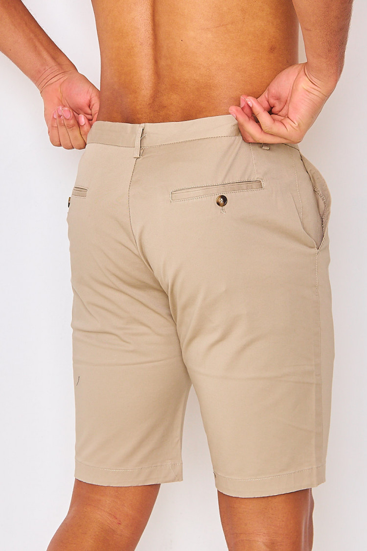 Short chino beige