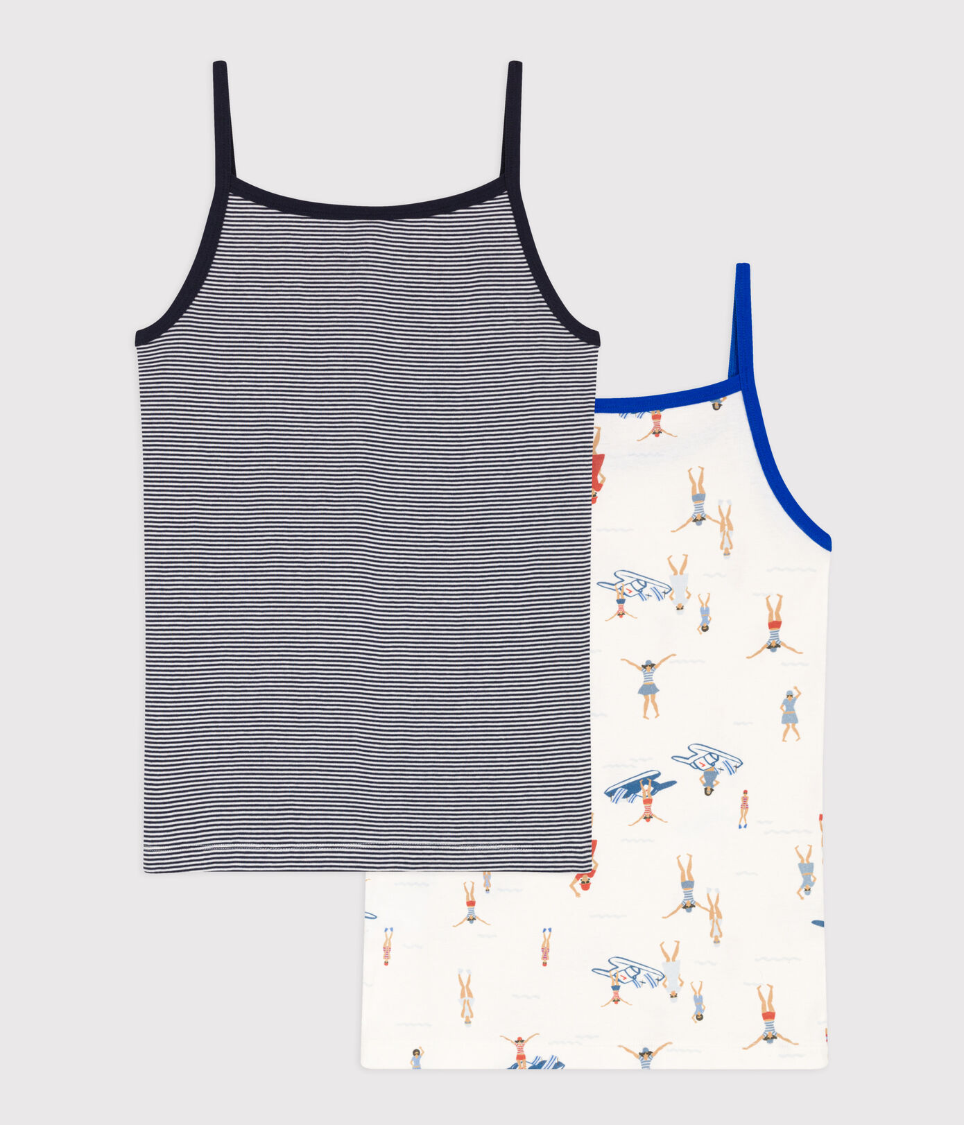 Chemises à bretelles en coton Femme
