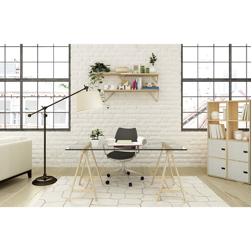 Tréteau pin massif beige - 70x41xH72cm