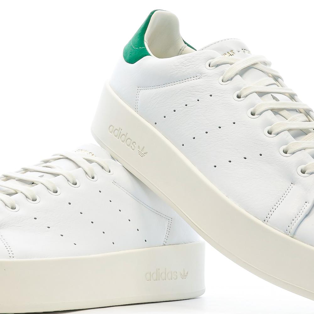 Adidas Baskets Blanches/Vert Homme Adidas Stan Smith Relasted