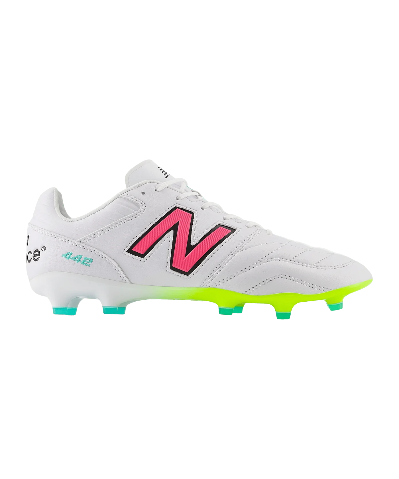 New Balance 442 Pro v2 FG United in FuelCell Weiss FMWH