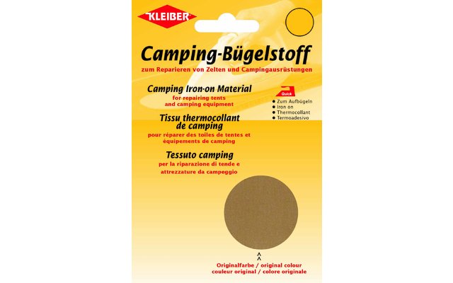 Kleiber Camping-Bügelstoff aus Original-Zeltstoff