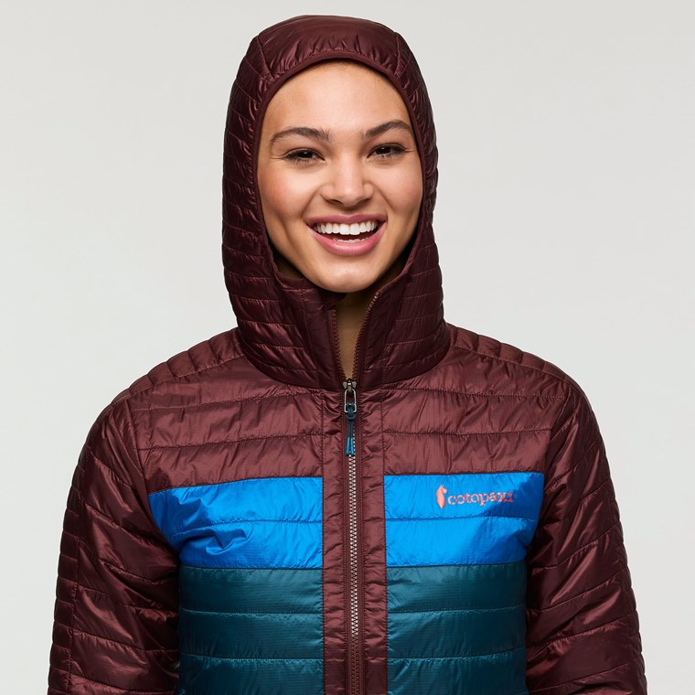 Cotopaxi Capa Insulated Hooded Jacket Chestnut And Abyss