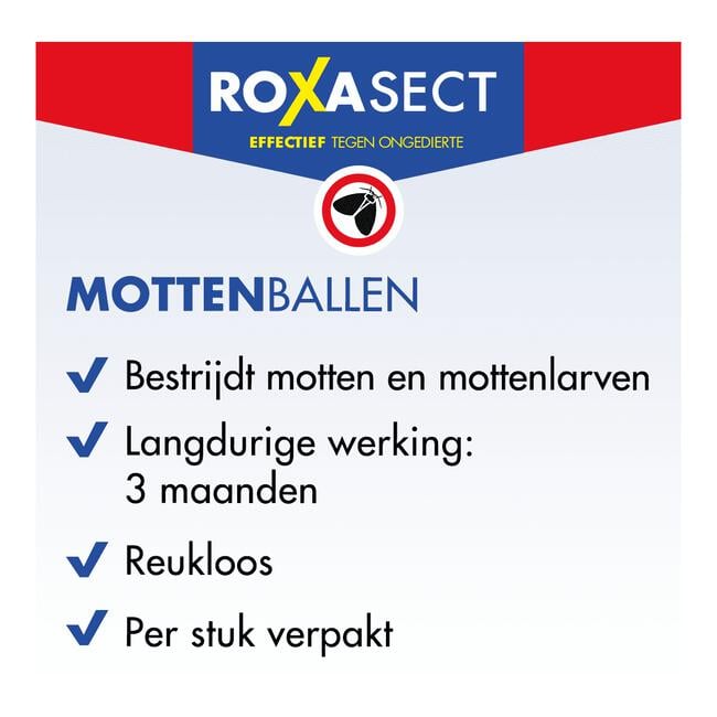 Roxasect Mottenballen 20 stuks