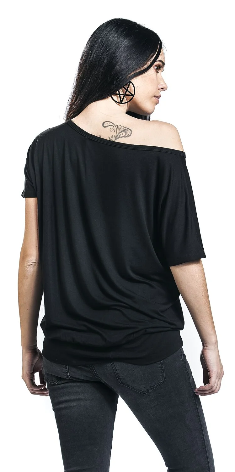 T-Shirt Attrape-Rêve Pentagramme | Gothicana by EMP T-Shirt Manches courtes