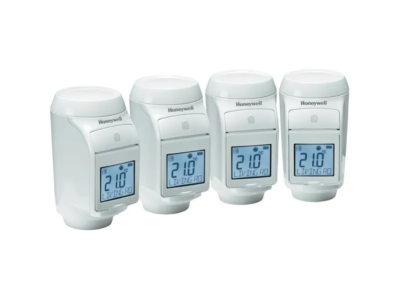 Honeywell evohome THR092HRT - Varmestyring - trådløs - 868 MHz (pakke med 4)