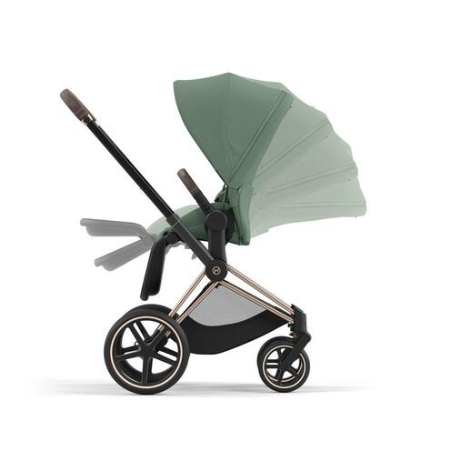 Poussette e-PRIAM Chrome Black Leaf Green 2023 - CYBEX