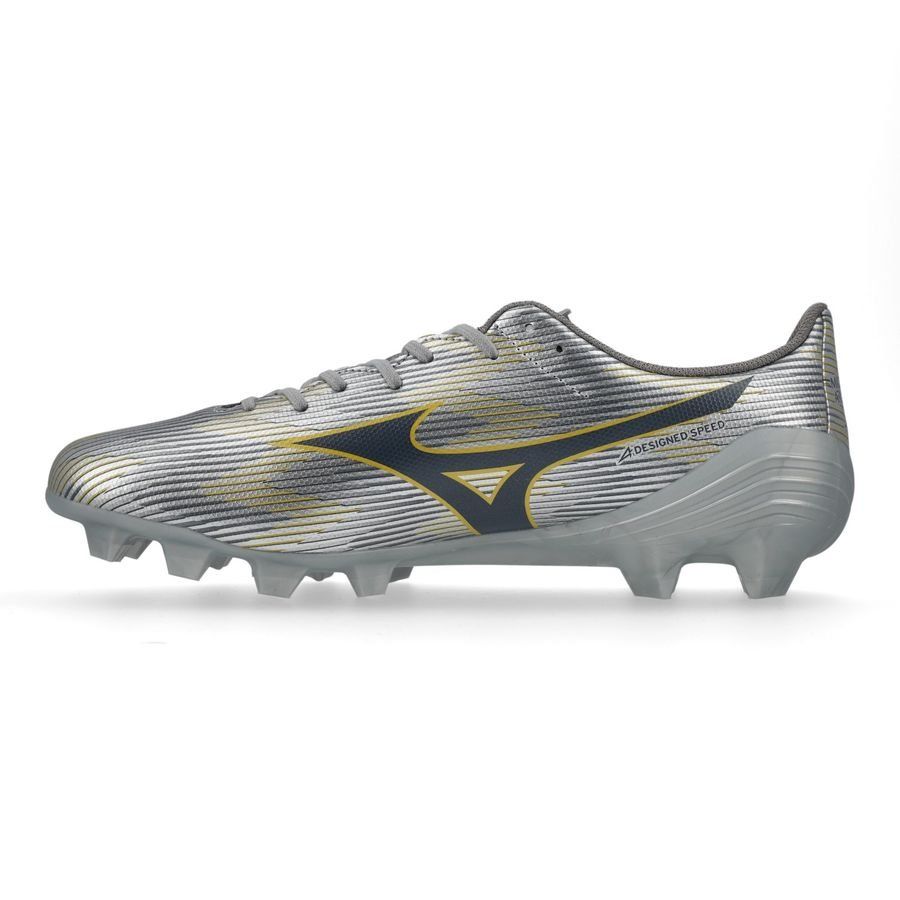 Mizuno Alpha II Select FG/AG Platinum Silver - Argent/Doré