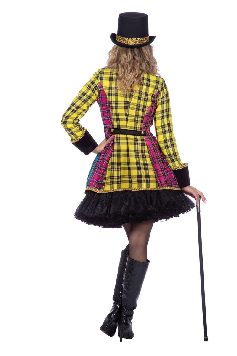 Schotland Jas Geel Blauw Roze Dames Ruit
