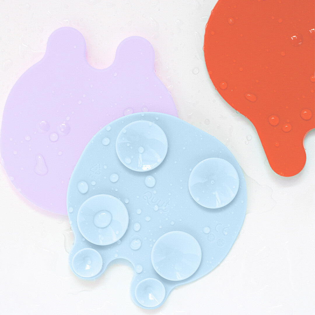 Quut mini badmatjes grippi - coral blue
