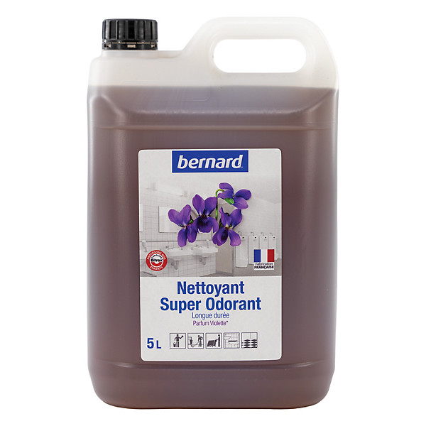 Nettoyant surodorant avec Bitrex à pH neutre Bernard violette 5 L