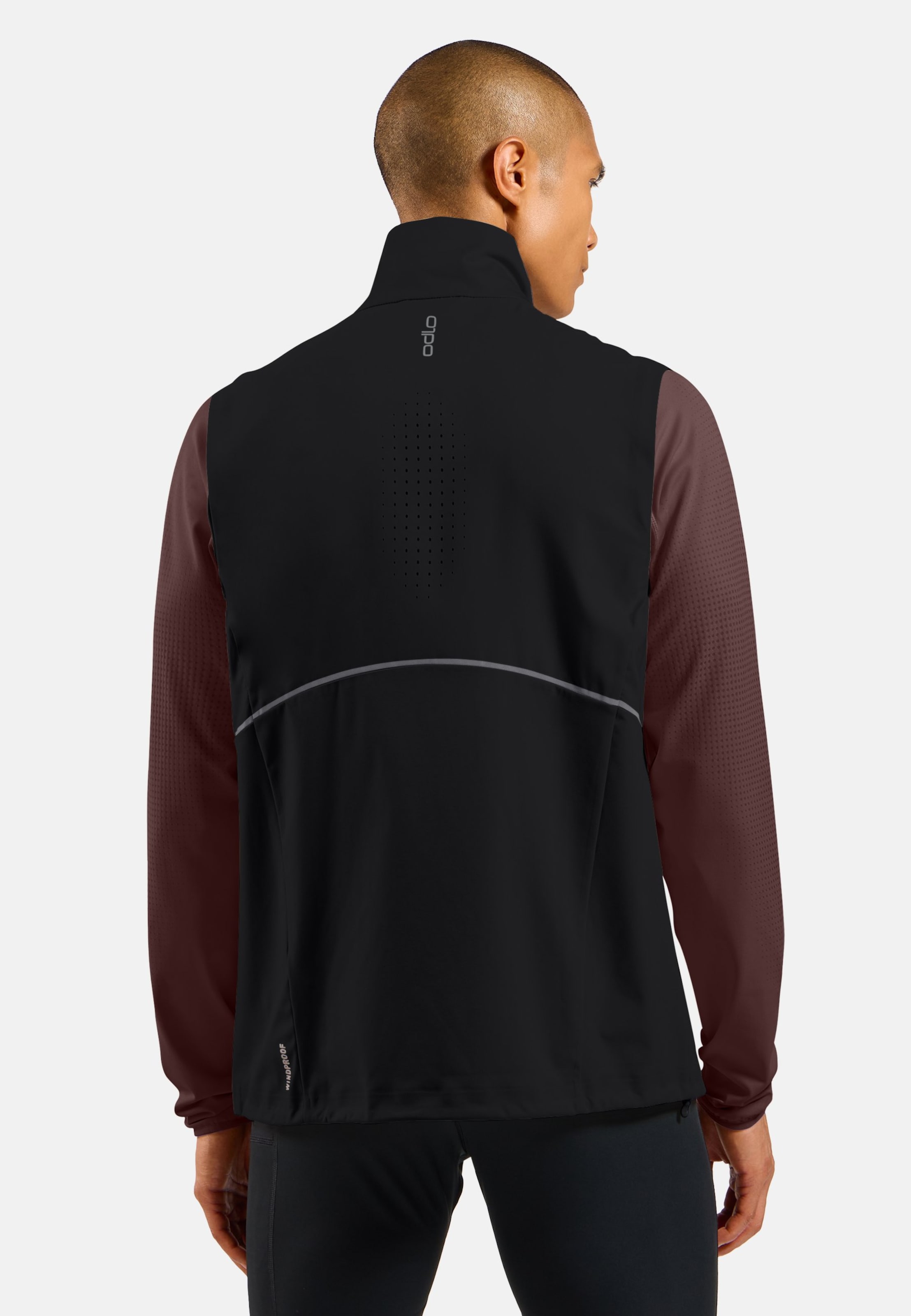 Zeroweight Warm Softshell-Laufweste 2.0 in black
