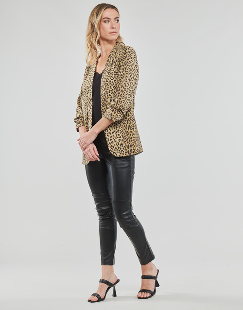 Pieces - PCBOSS 3/4 PRINTED BLAZER - Léopard