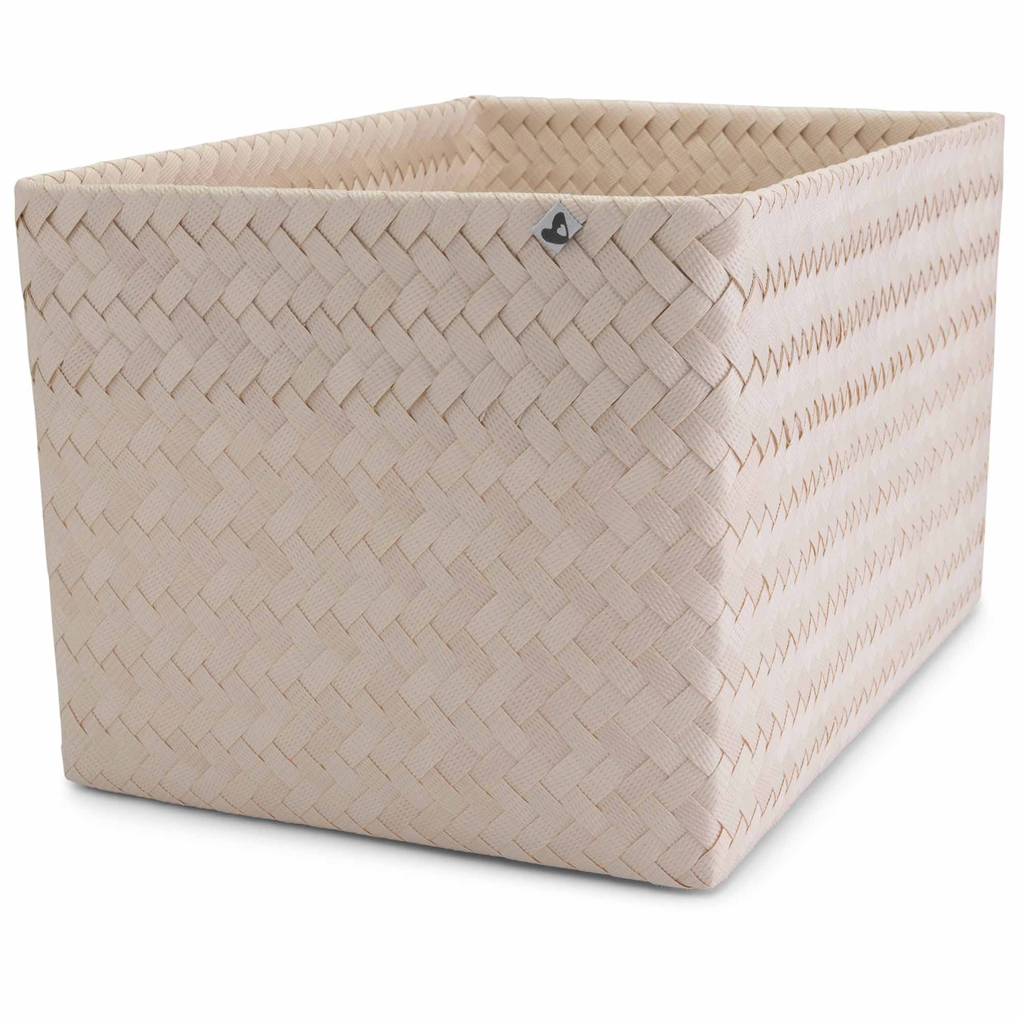 Prénatal mandje vierkant beige