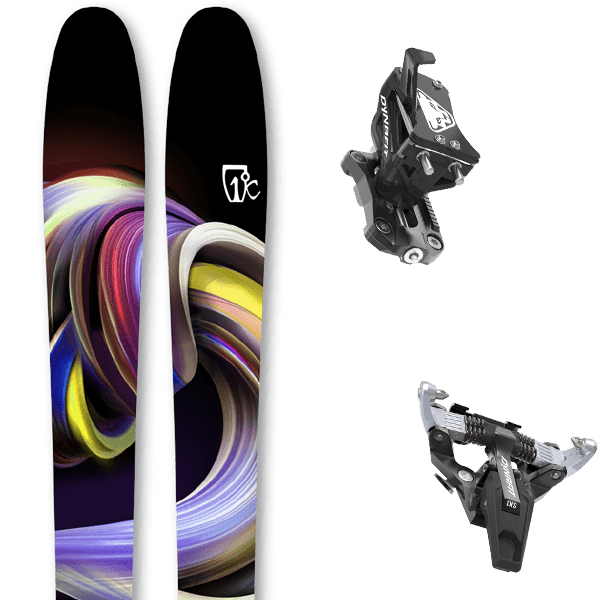 Pack ski de randonnée ICELANTIC RIVETER 85 + Fix