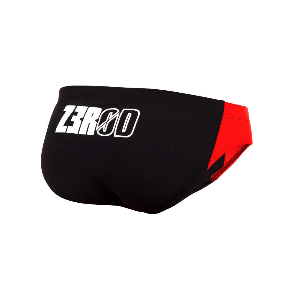 Z3rod SLIP DE BAIN - Slip de bain Homme black/grey/red
