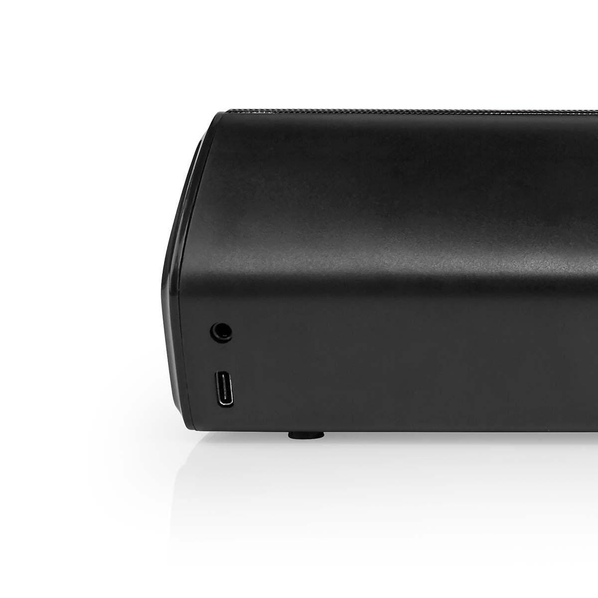 Nedis Bluetooth® Speaker | Maksimal batteritid: 6 timer | Bord design | 18 W | Stereo | Innebygd mikrofon | Linkable | Sort