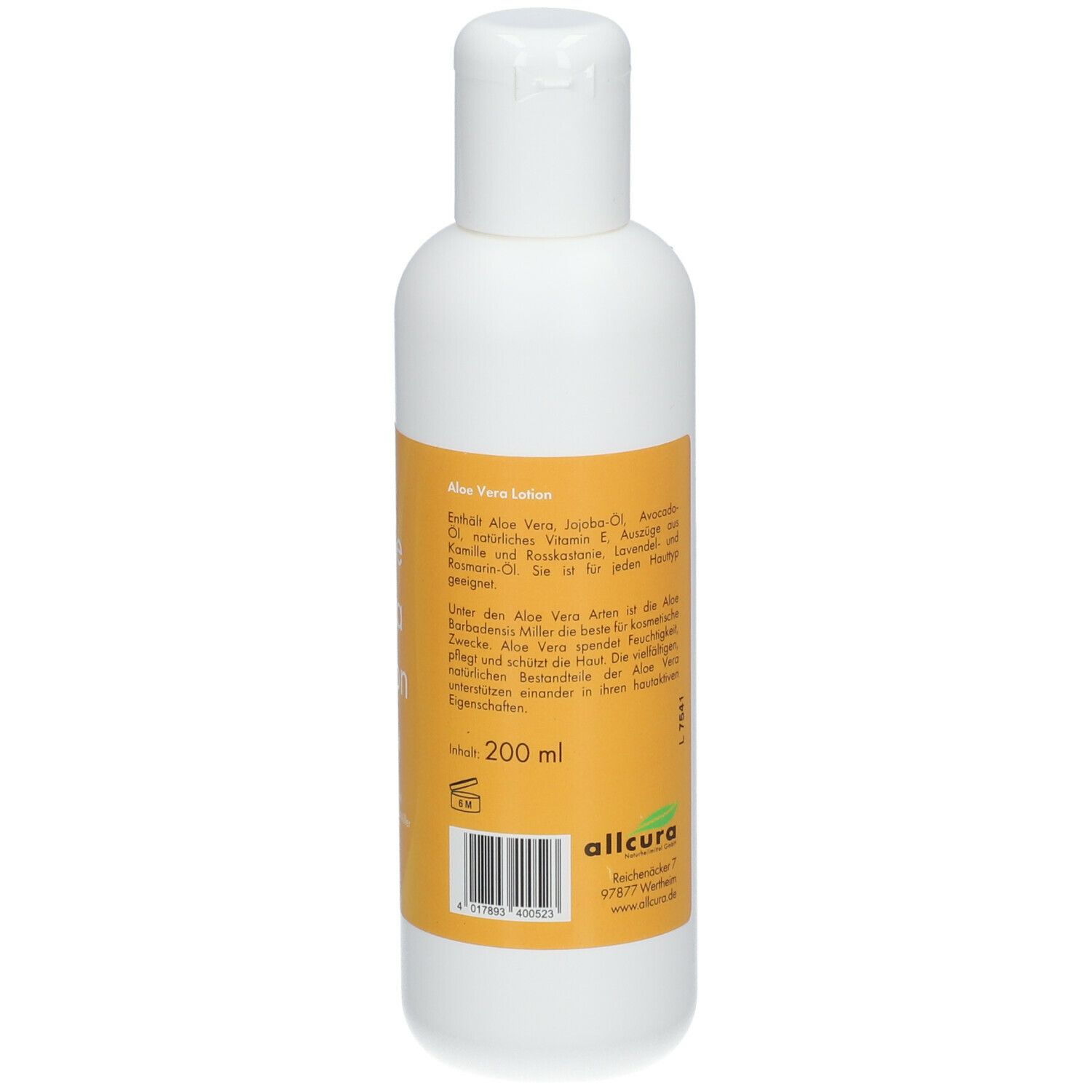 allcura Aloe Vera Lotion