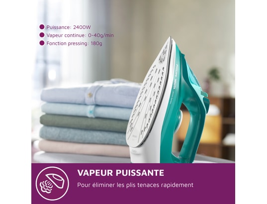 PHILIPS - Fer à repasser Série 3000 DST3030/70 fer à vapeur vert