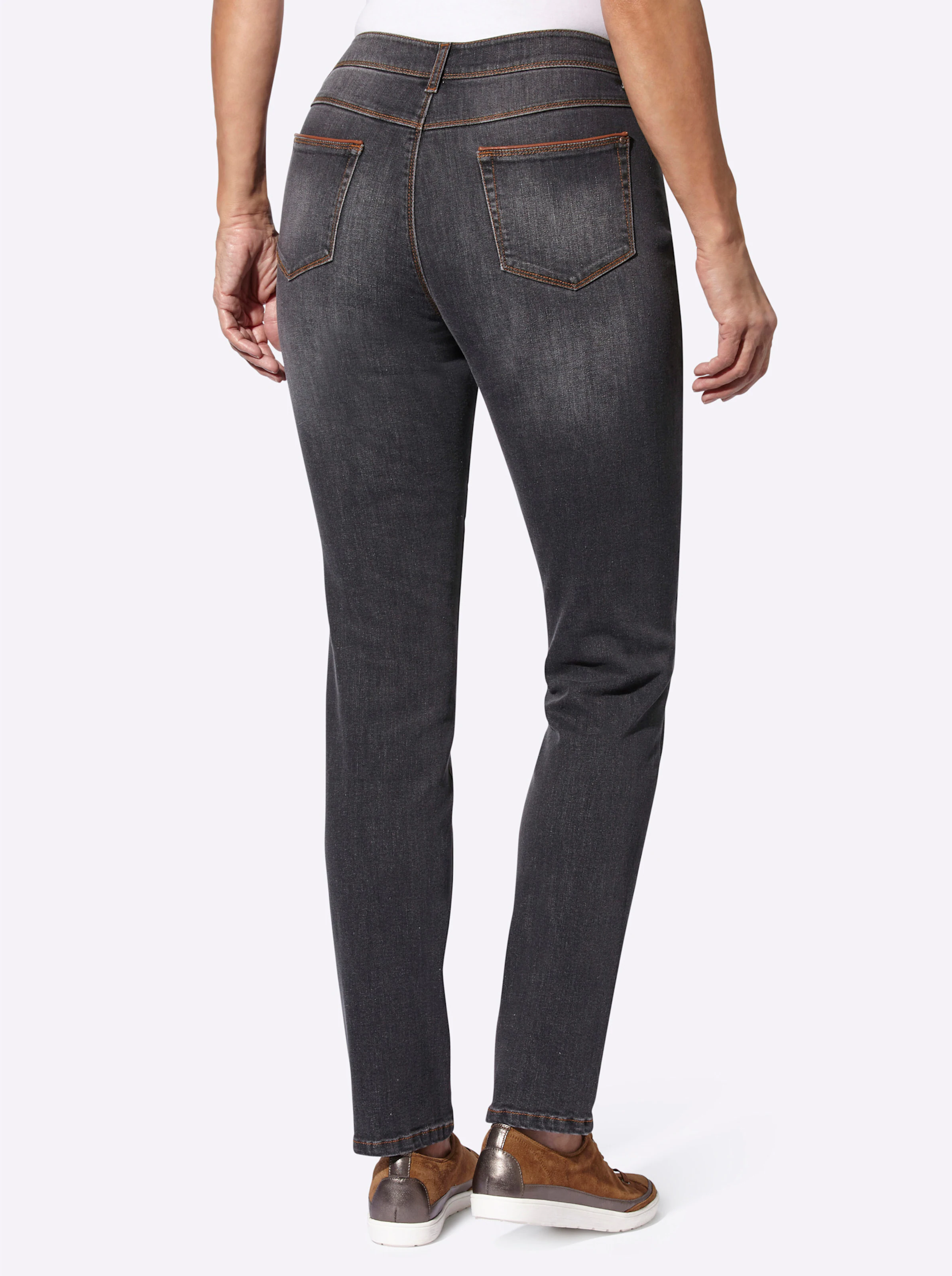 Jeans in anthrazit-grey-denim