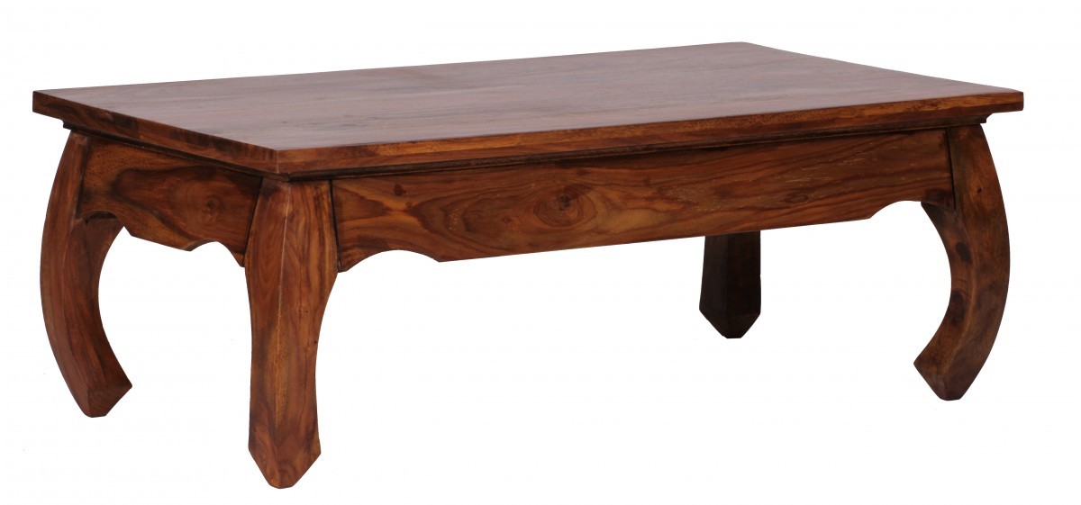 Couchtisch - Sheesham massiv gebeizt - 110x60 cm