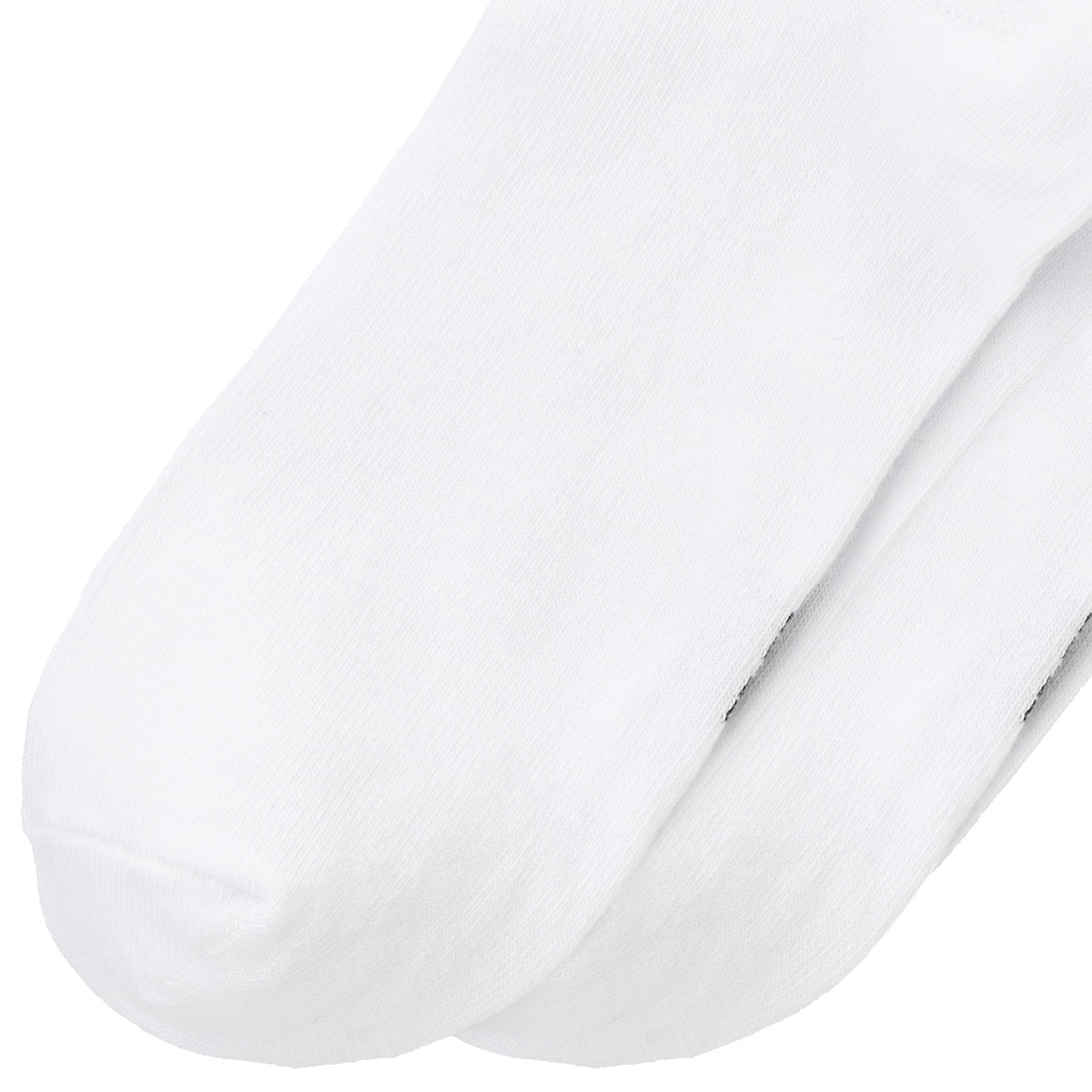 2 Paar Damen Sneaker-Socken unifarben weiss