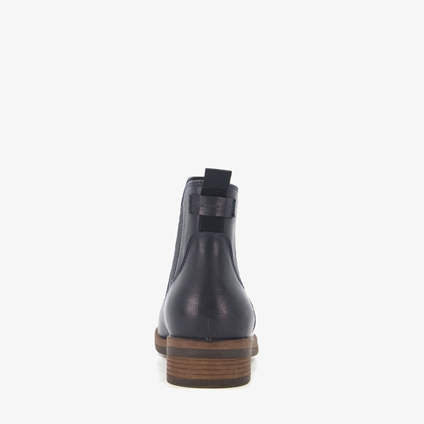 Tamaris lage Chelsea boots donkerblauw