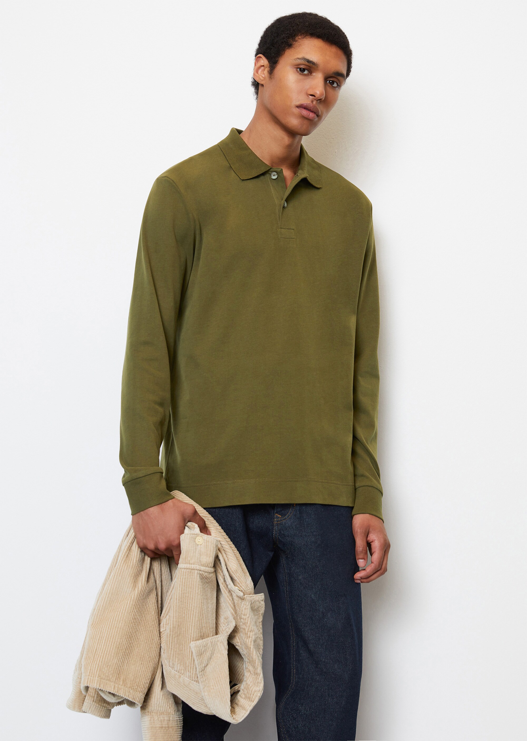 Poloshirt regular aus softem Heavy-Jersey