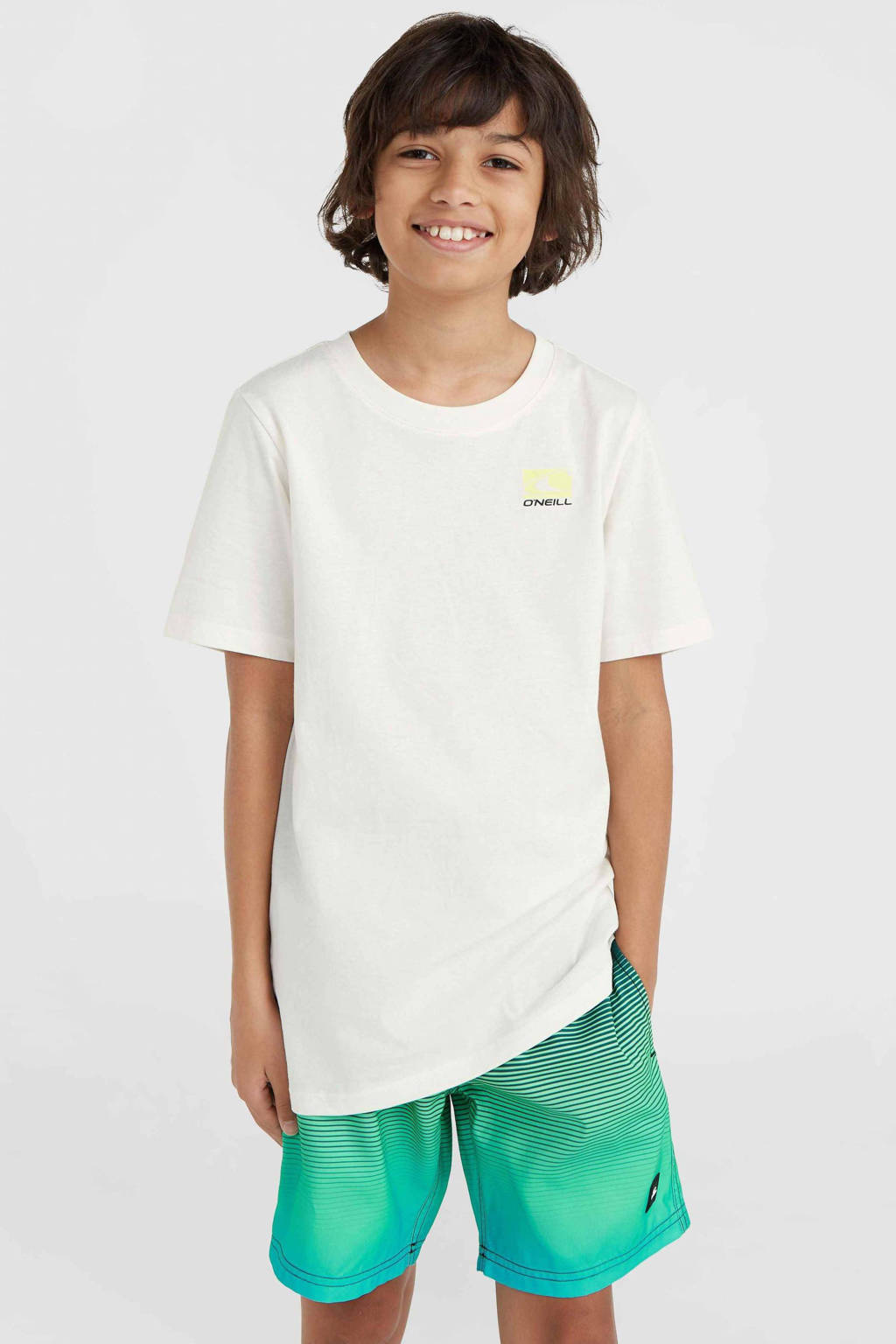O'Neill T-shirt met backprint wit