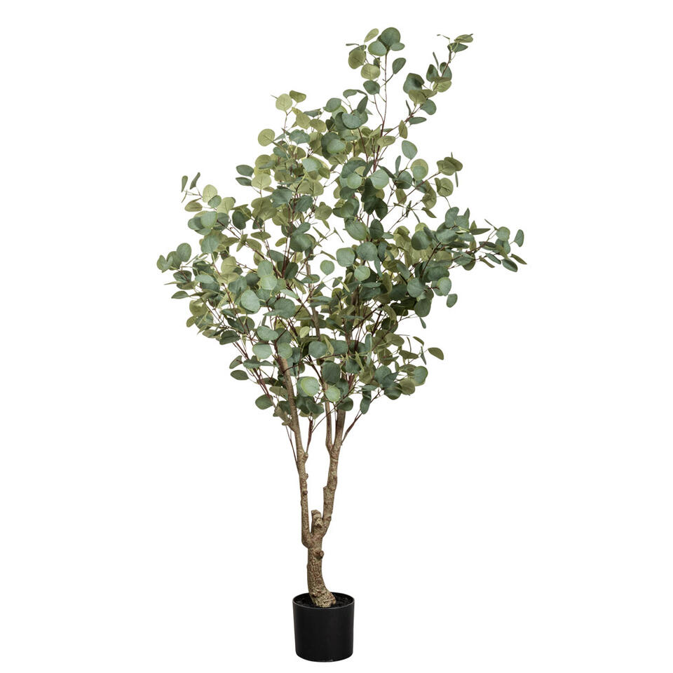 Kunstplant Eucalyptus in pot - groen - 180 cm