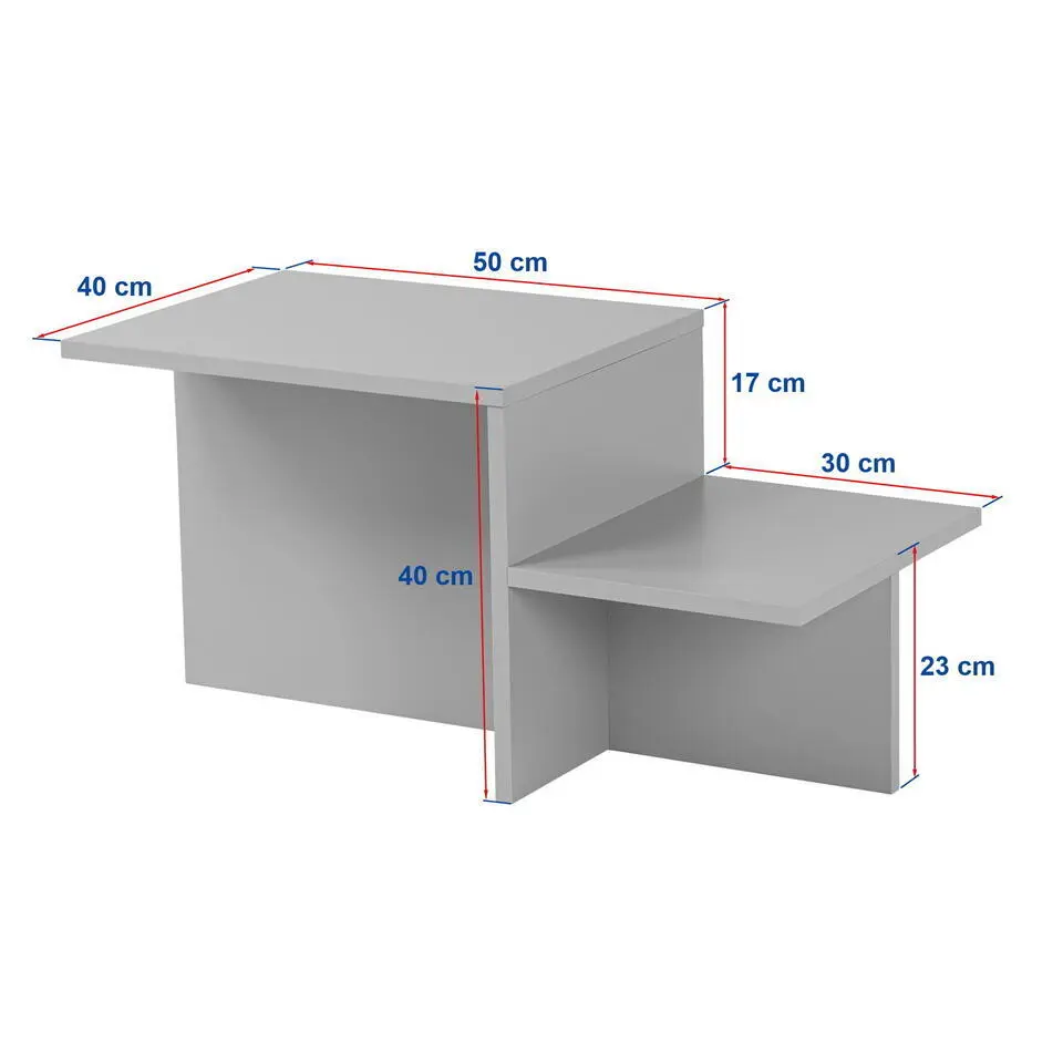 CALICOSY - Salontafel HARMONY - Travertijn - 40x77x40 cm