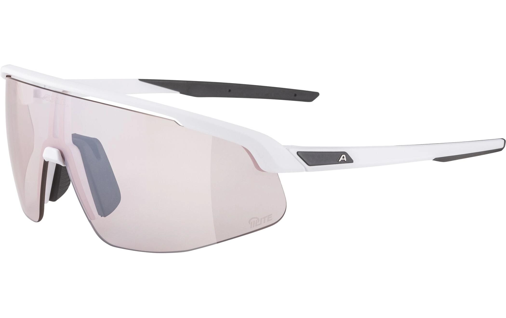 Sportbrille Turbo Pro Q-Lite - Weiss mattVelobrille Cat.1