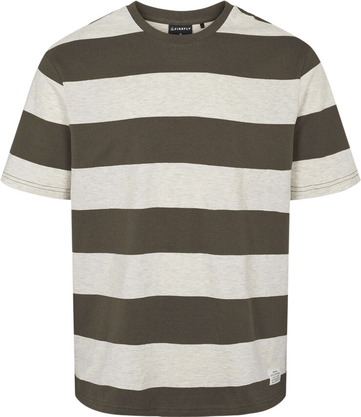 Firefly André Stripe T-shirt Grøn