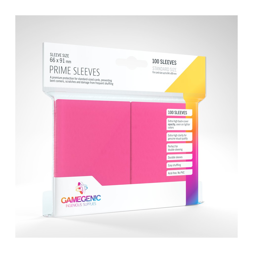 Gamegenic - 100 Prime Sleeves - 66x91