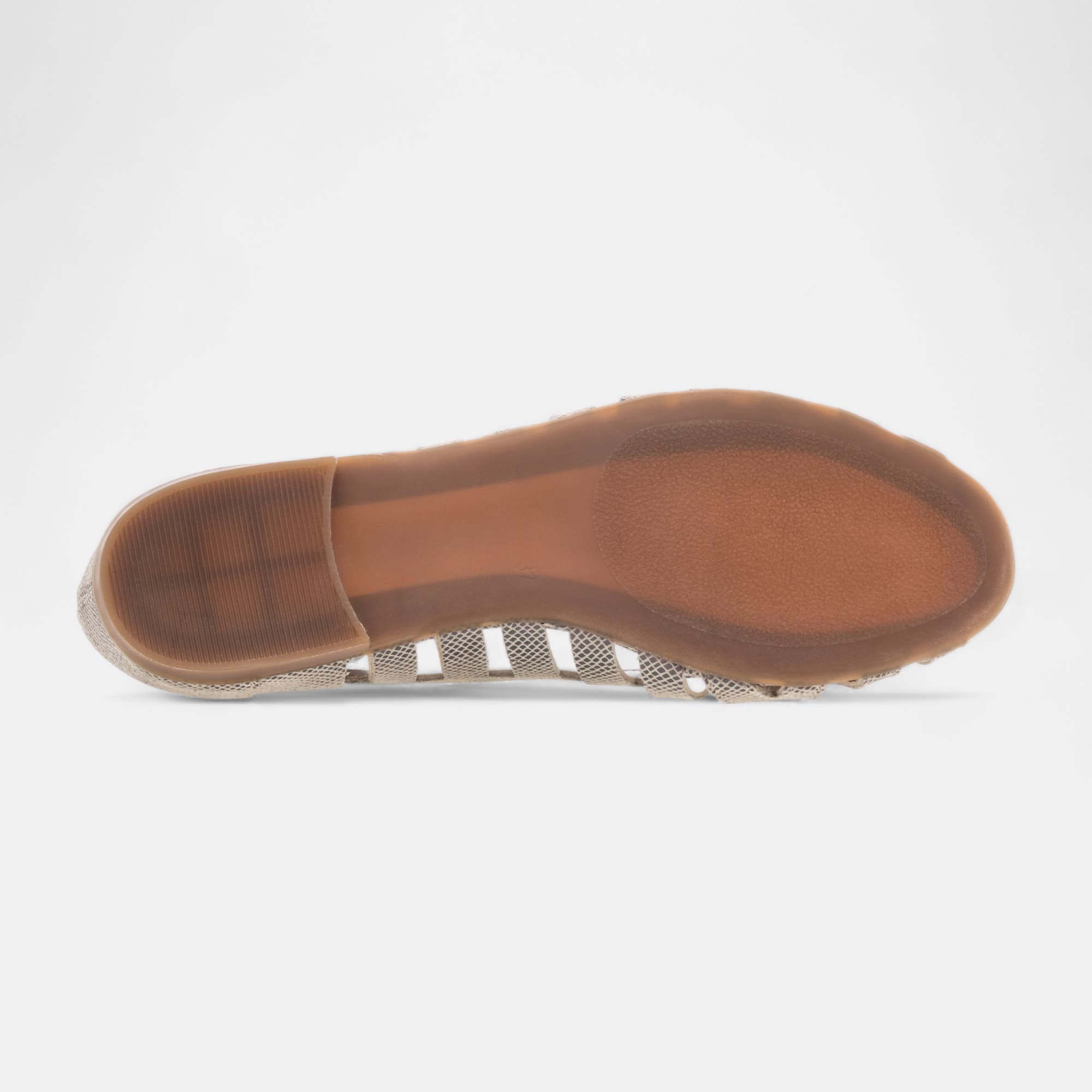 Ballerines Femme en cuir plomb