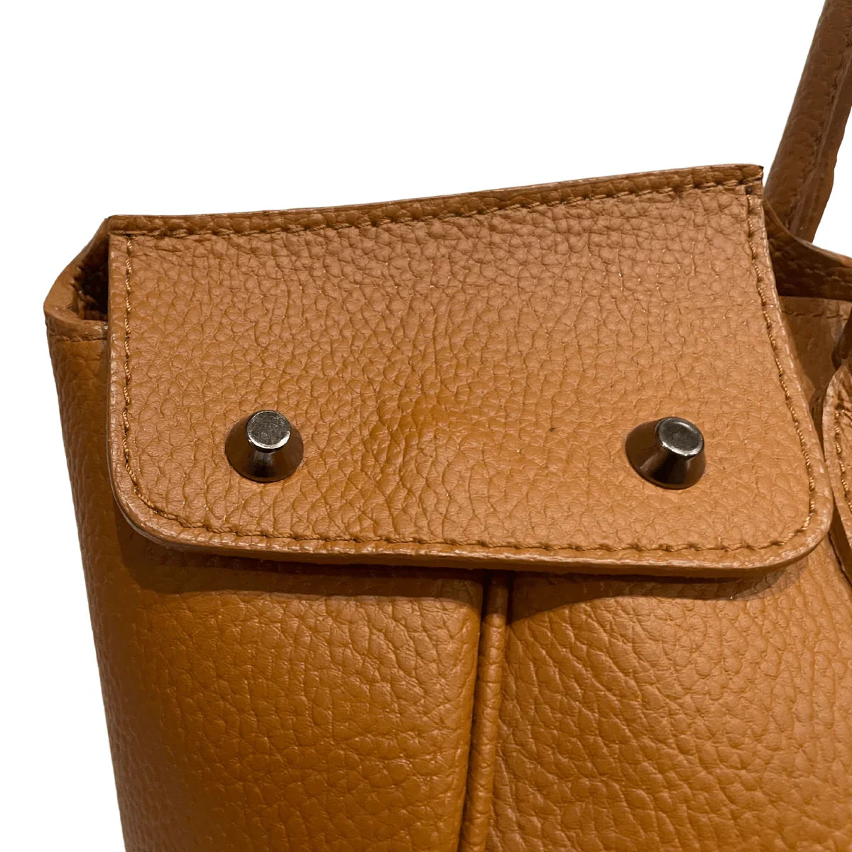 Handtas Van leer Met Magneet afsluiting