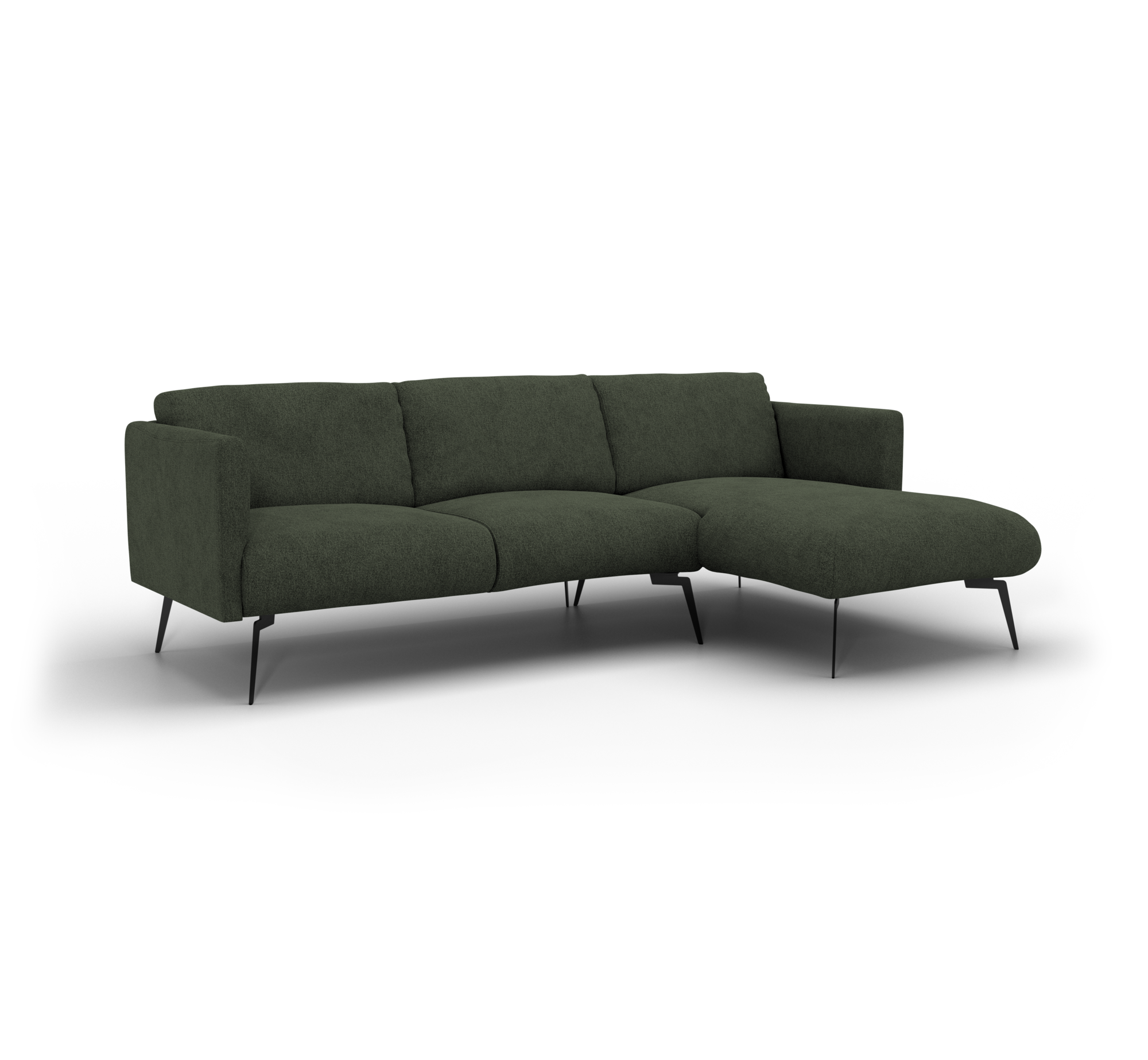 Hoekbank Stockholm - 2,5-Zits + Chaise Longue - Porta 162 Forest Rechts