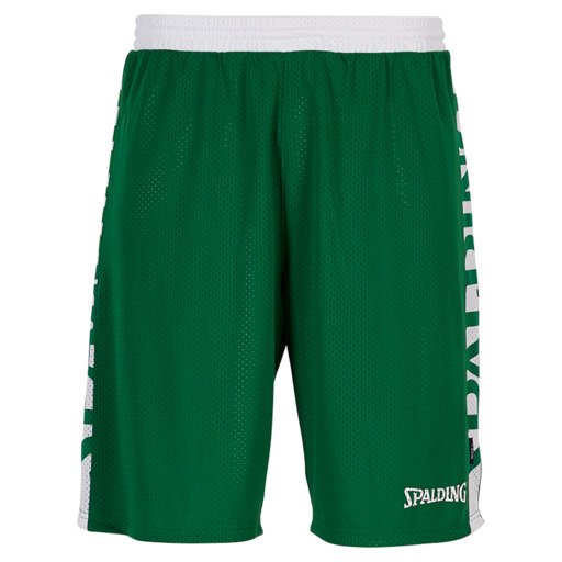 Shorts reversíveis essenciais verdes Spalding
