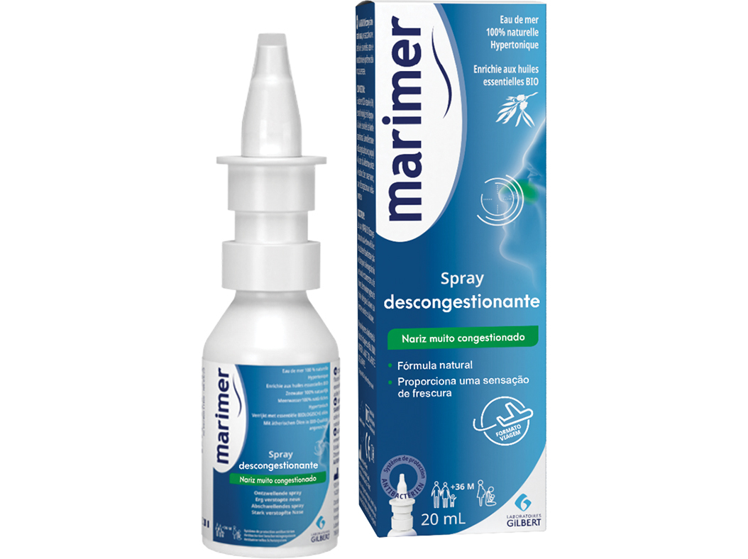 DESCONGESTIONANTE NASAL MARIMER OLEOS ESSENCIAIS 20ML