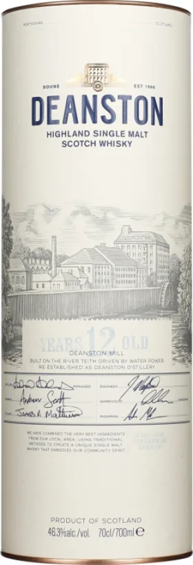 DEANSTON 12 YEARS SINGLE MALT 70CL