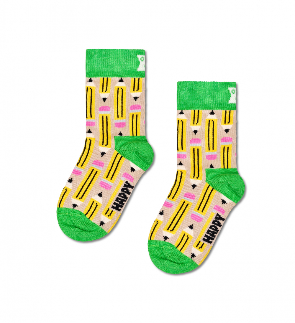 Happy Socks Kids Pen Sock Socken in Mehrfarbig