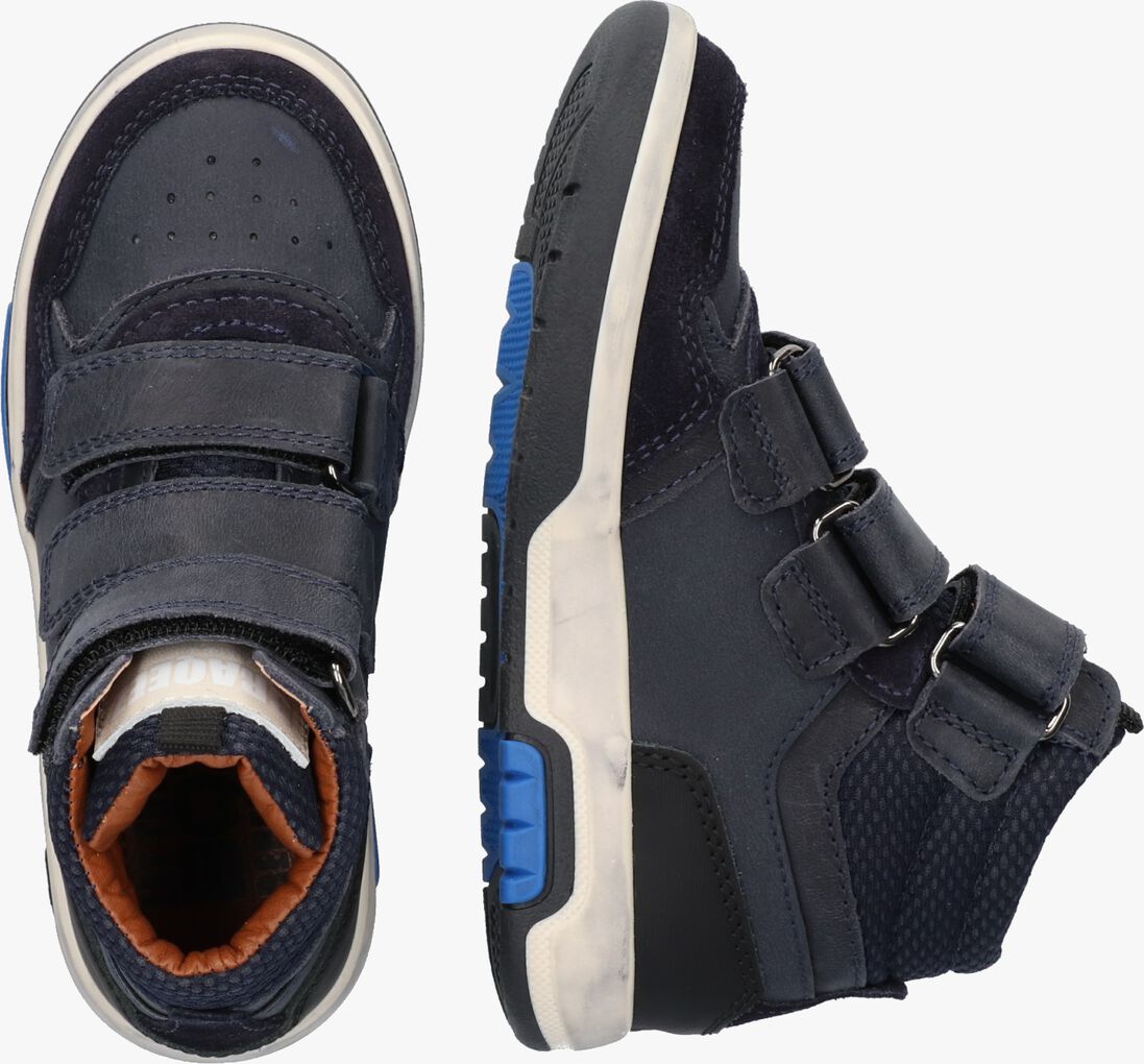 BRAQEEZ blauwe braqeez hoge sneaker chiel chicago