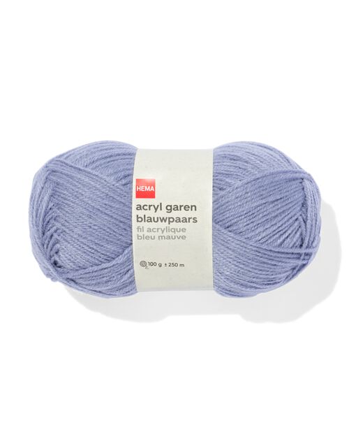 fil acrylique bleu violet 100g 250m
