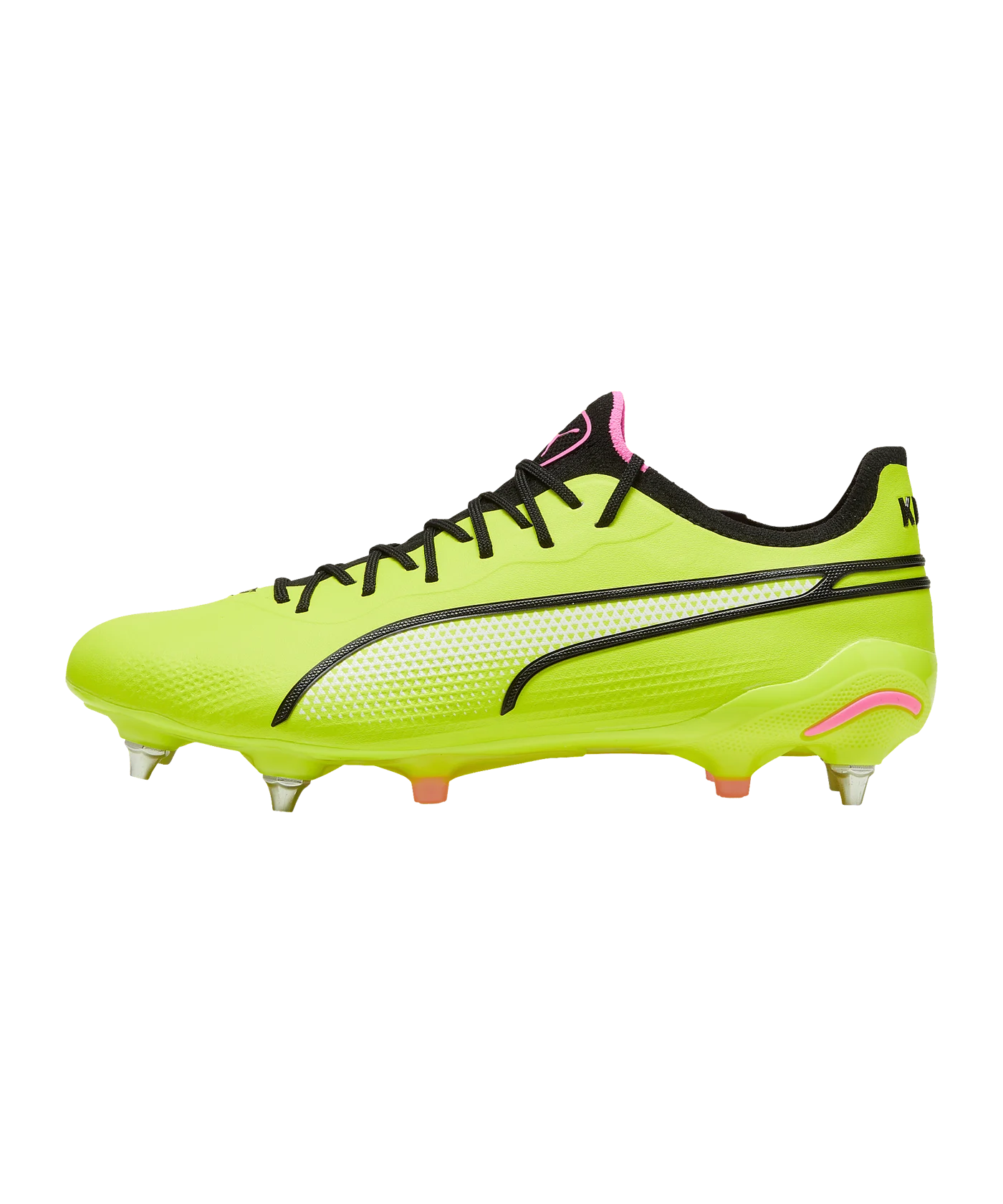 PUMA KING Ultimate MxSG Gelb Schwarz Pink F03